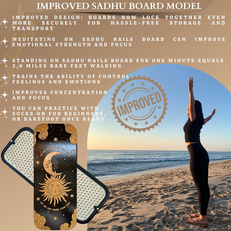 Sadhu Board by TENGRY, Premium Nails, Light Nail Board, 0.31