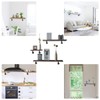 Pipe Shelf Brackets Set of 6 EQUASON Industrial Iron Shelf