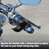 BBTO 2 Pcs Motorcycle Cruise Assist Cruise Control Grip American