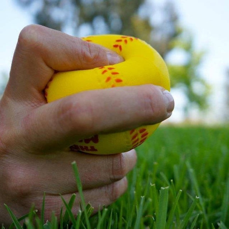 Soft Hit Soft Baseball/Softball Training Foam Ball (12 Pack, White)