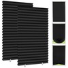 Temporary Blackout Blinds, 2 Pack 59 × 23.6 Inch No