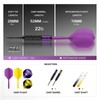HUANQU 6 Pack Steel Tip Darts,Professional 24 Grams Metal Dart