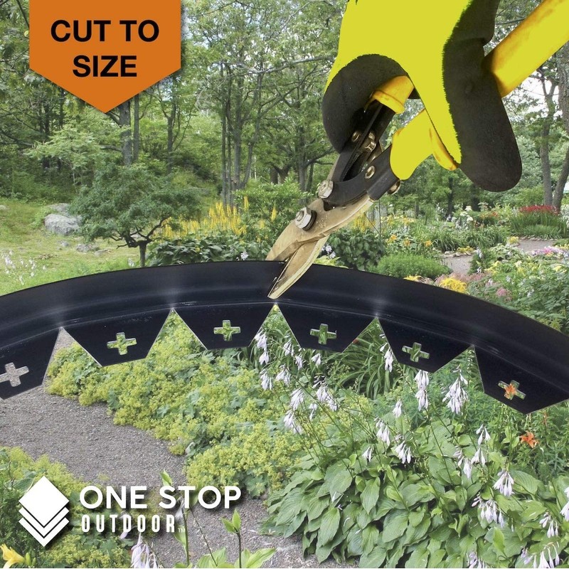 Instant Edging - Green 20ft Premium No Dig Yard Edging