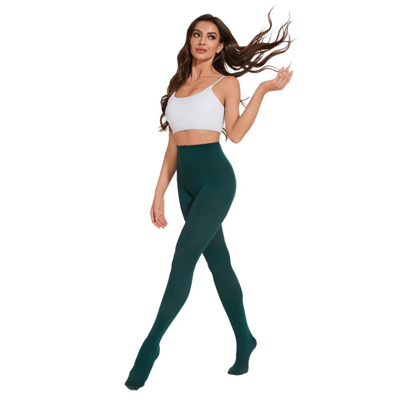 DUCMODA Women's High Waist 80 Denier Soft Elastic Semi-Opaque Solid