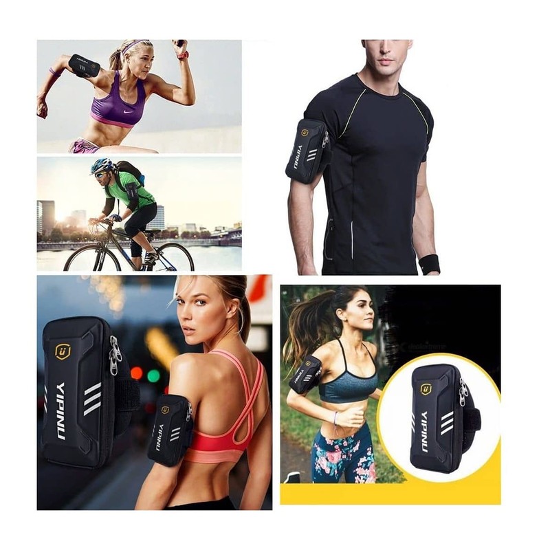 DFV mobile - Waterproof Reflective Armband Case with 2 Compartments