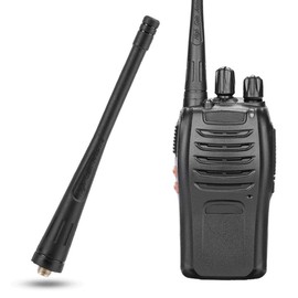 ASHATA Antenas de Alta Ganancia para Walkie-Talkie (10 Piezas), SMA Hembra UHF 400-480MHz Compatible con H777 BF-666S BF-777S BF-888S, para Camping Exteriores Logística