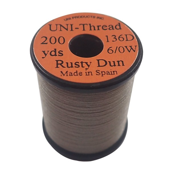 UNI Waxed Thread 6/0 Rusty Dun