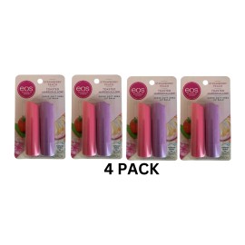 Eos 4 Pack eOS Soft Shea Lip Balm Stick Strawberry Peach & Toasted Marshmallow 2 Ct