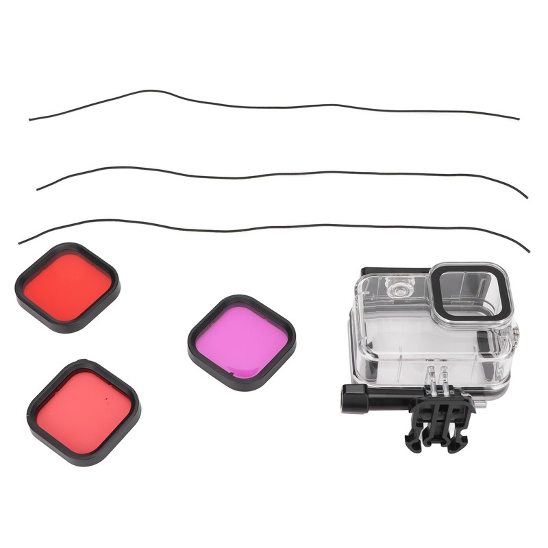 For Go Pro Hero 10/9 Black Case Filter Kit 60m