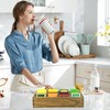 KIRIGEN Wood Tea Bag, Coffee Bag Storage Box, 8 Compartments,