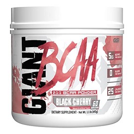 Giant Sports Performance Edge Series BCAA 60 Serving (Black Cherry, 60 Serving)                                                                       