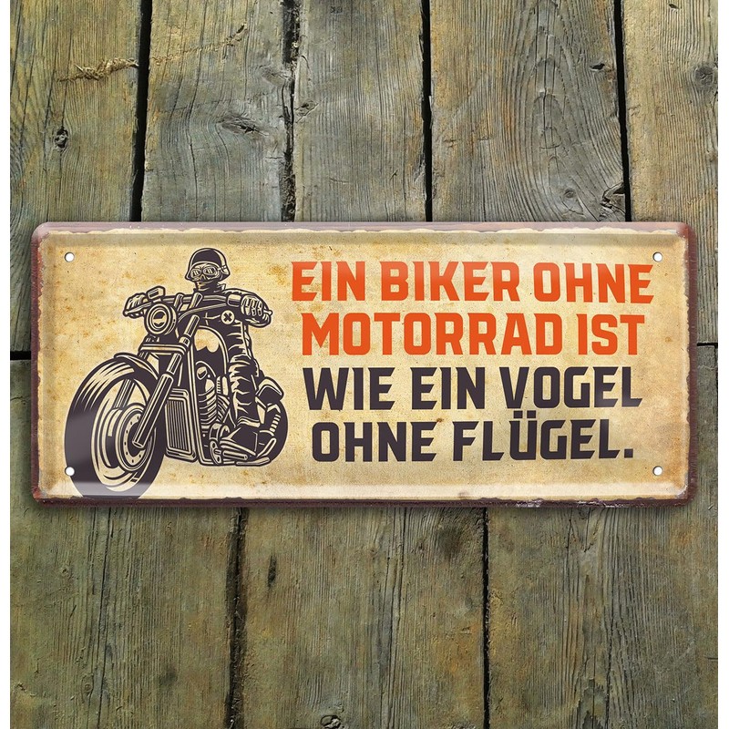 schilderkreis24 Tin Signs Collection 28 x 12 cm - Funny