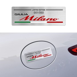 Badge Sticker Special Limited Edition Milano Edition Logo Decoration Compatible with Alfa Romeo Giulia Mito Stelvio GT 147 156 159 166 Car Styling (A)