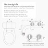 Brondell Bidet Attachment for Toilet SS-250 SimpleSpa Fresh Water Spray