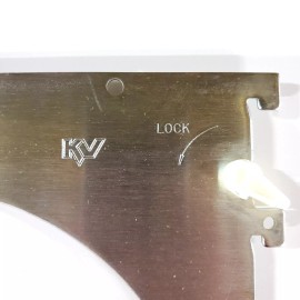 Knape & Vogt KV 187LL ANO 14 Anochrome Wall Shelving Bracket w/Locking Lever NEW