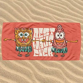 SpongeBob SquarePants Best Wave Ever Beach Towel