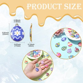 Stiesy 28 Pcs 14 Colors Enamel Egg Charms Colorful Easter Egg Bracelet Charms Hanging Decorations Pendant Charms for Jewelry Making Charms Bracelet Necklace Earring Women DIY Crafts Supply
