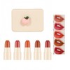 5 Colours Capsule Lipstick Mini Set for Teenagers / Beginners,