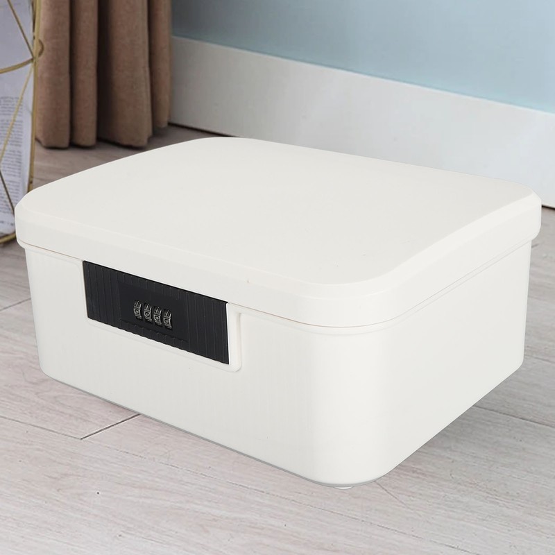9L Capacity Lockable Storage Trunk for Files Document Organizer Double