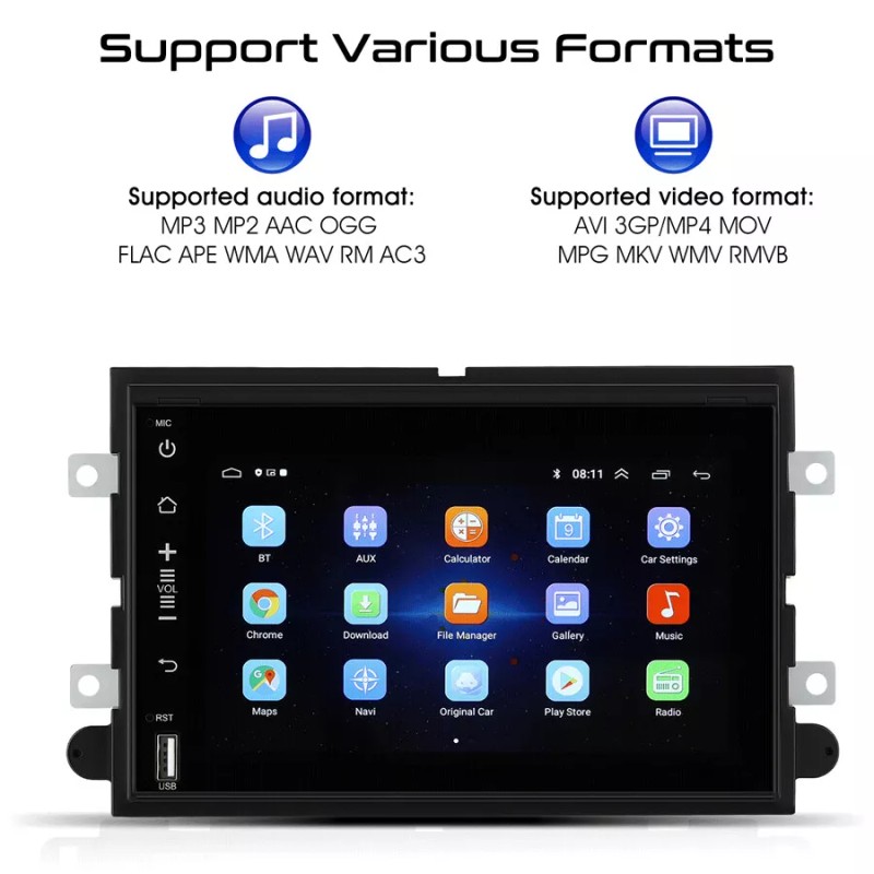 Unbranded For 2005-2009 Ford Mustang Apple Carplay Car Radio Android