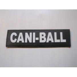 CANI-BALL (Large) Package of 2 Julius-K9 Labels for K-9 Harnesses