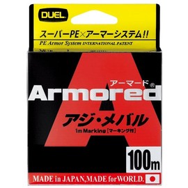DUEL(デュエル) PEライン 0.4号 アーマード S アジ・メバル100M 0.4号 MP ミルキーピンク アジ・メバル H4027-MP