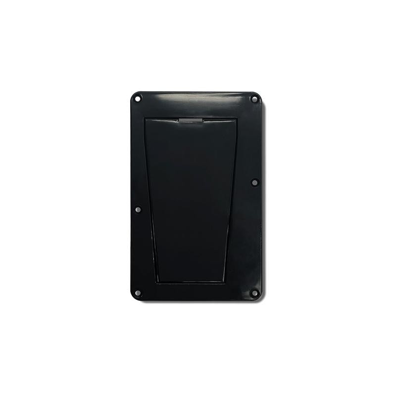PG-0548 Tremolo Spring Cover with Access Panel - PATTERN: Black