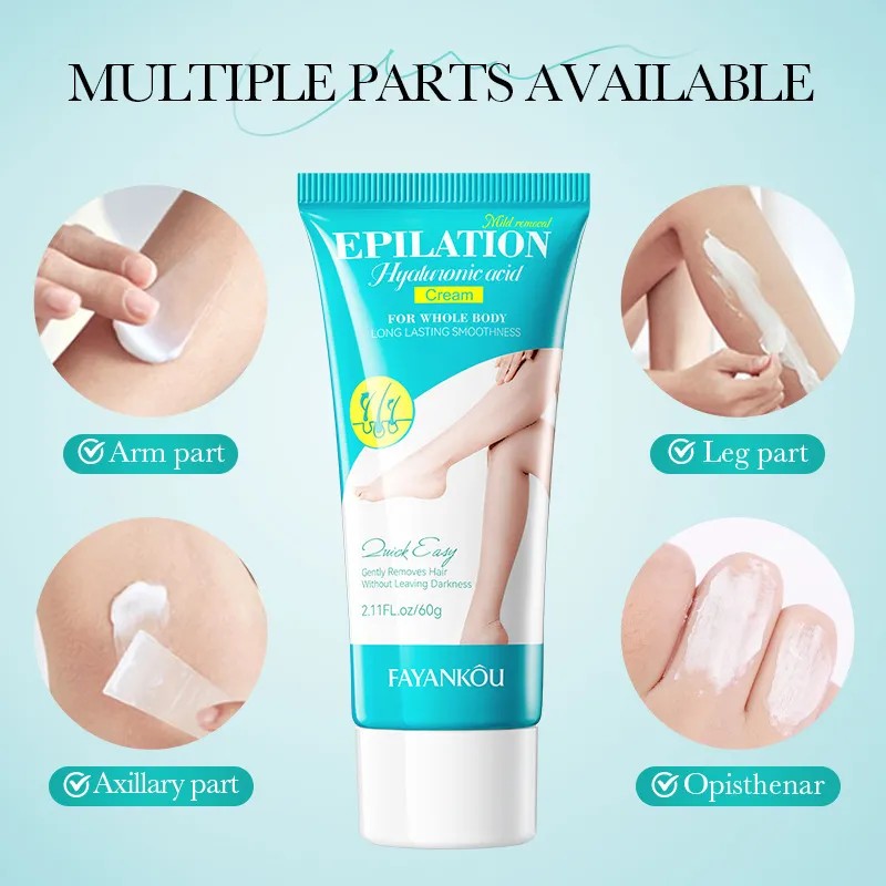Crema Depiladora Mujer Depilación Indolora 60g