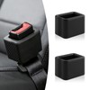 Houlishu 2 PCS Seat Belt Buckle Holder, Durable Silicone Material,Car