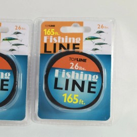 Unbranded 2 Pack Top Line Fishing Line 330  ft. (26 pounds)  Lot Of 2 165 FT. Each Roll