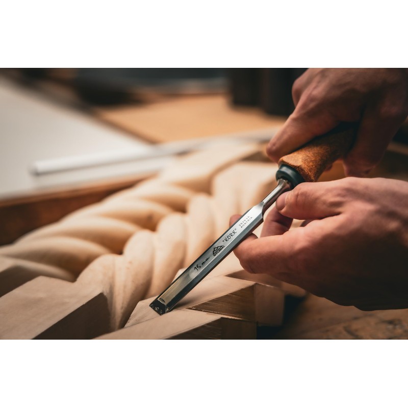 Stubai 357114 Special Wood Chisel Set with Cork Handle (4-Piece)