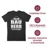 Men's T-Shirt with German Text "Ich Bin Bauherr" - xl