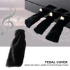 Piano Pedal Cover Foot Pad, 3Pcs Pleuche Piano Pedal Protective