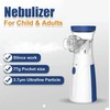 Ultrasonic nebulizer - Nebulizer, rechargeable nebulizer for adults and children,