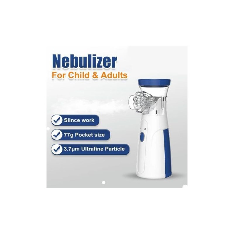 Ultrasonic nebulizer - Nebulizer, rechargeable nebulizer for adults and children,
