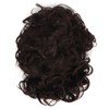 Men Short Black Wigs Soft Texture Breathable Adjust Net Firmly