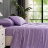 Unbranded Lavender 100% Viscose Derived From Bamboo Sheet Set Full