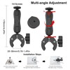 Mini Mount, Adjustable Mini Clamp Mount for RV Ladders, Railings