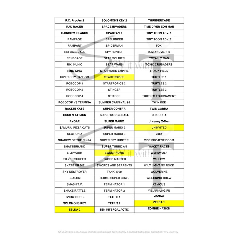 275 in 1 Super Cartridge Multicart compatible with NES Collection