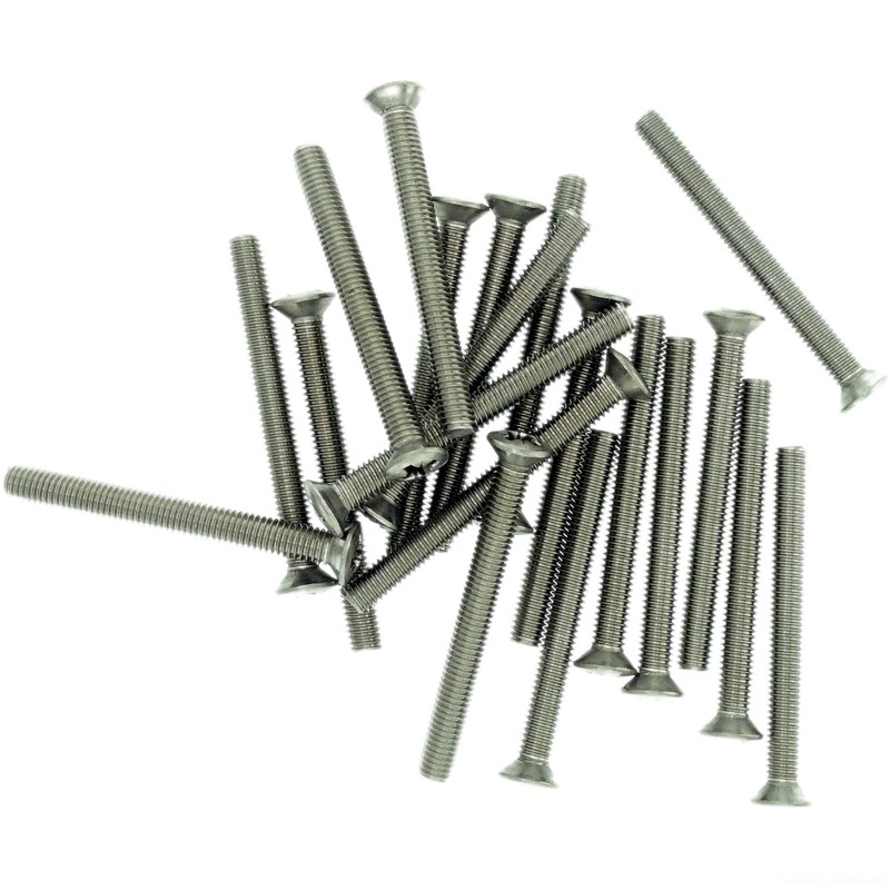 M2.5 (2.5mm x 5mm) Pozi Raised Countersunk Machine Screw (Bolt)