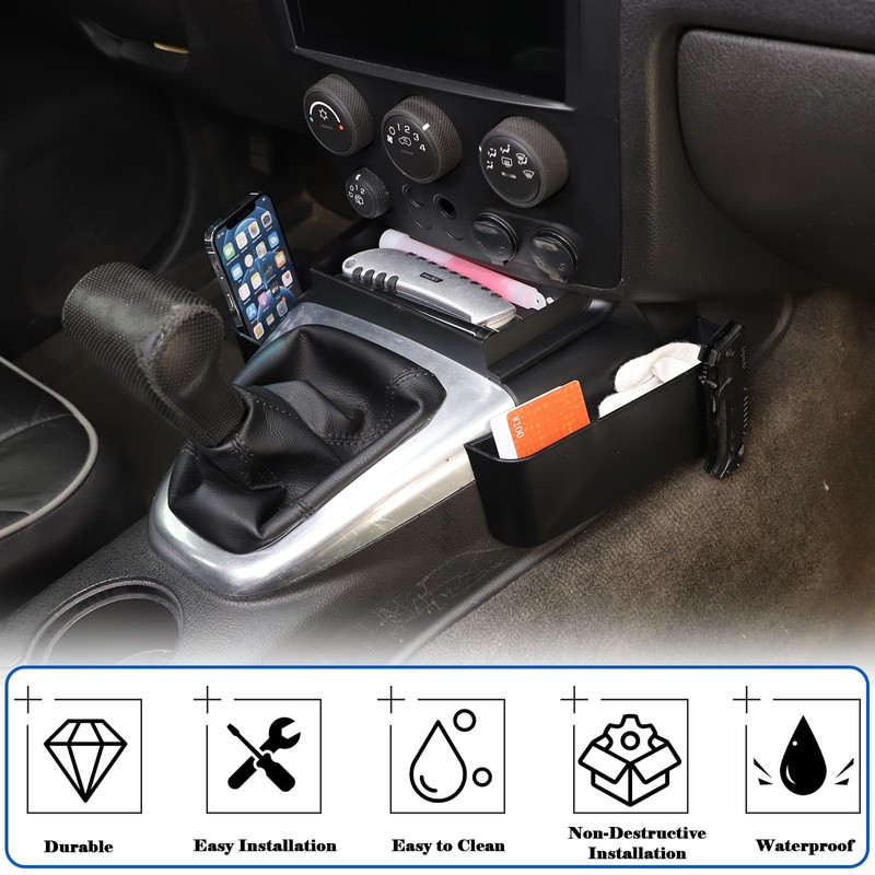 Gear Shift Organizer Tray Fit for Hummer H3 2005-2009, Center