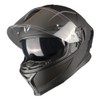 1Storm Motorcycle Full Face Helmet Dual Lens/Sun Visor Matt Black