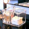 Sruik Organizador De Maquillaje Caja Con Tapa Para Cotton Pad