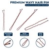 300 Stück Haarnadeln Bobby Pins Set, Hochsteckfrisuren Zubehör, Metal Haarklammern