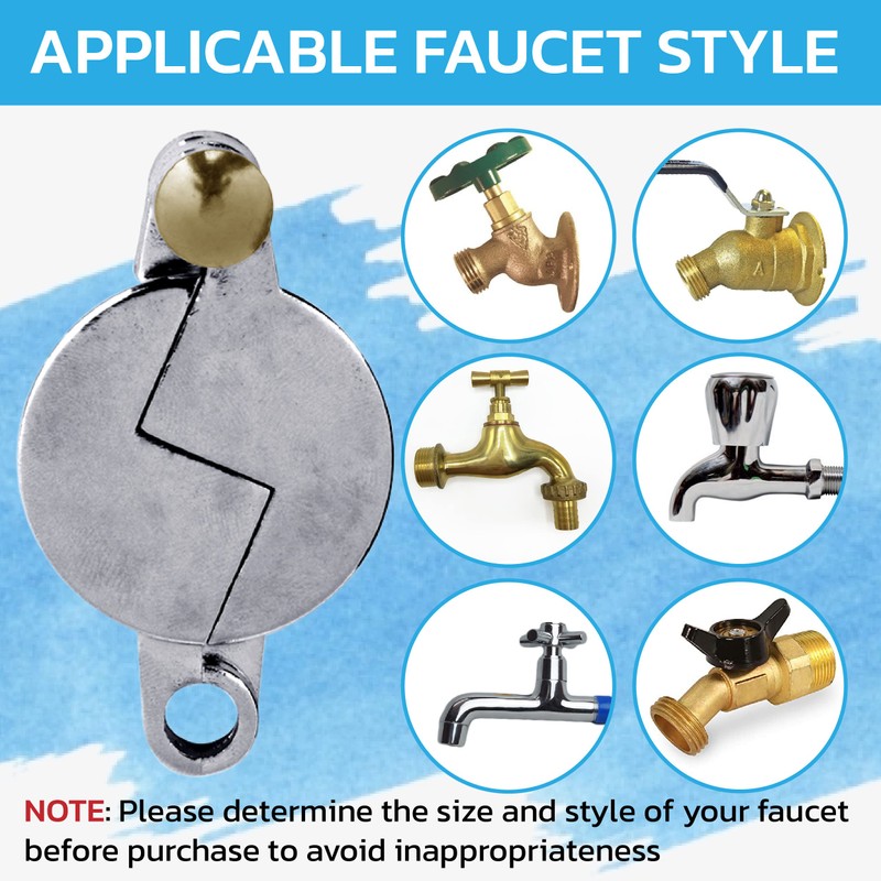NUSET 2895-3 Water Faucet Lock - Water Spigot Lock for