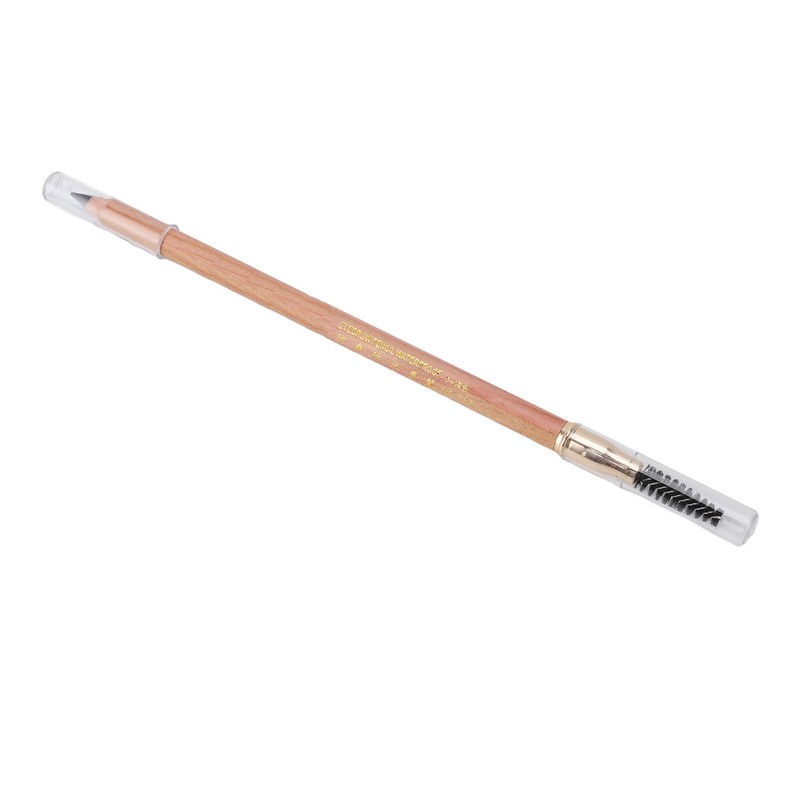 4pcs Eyebrow Pencil Double Head Eyebrow Makeup Pen Wood Handle