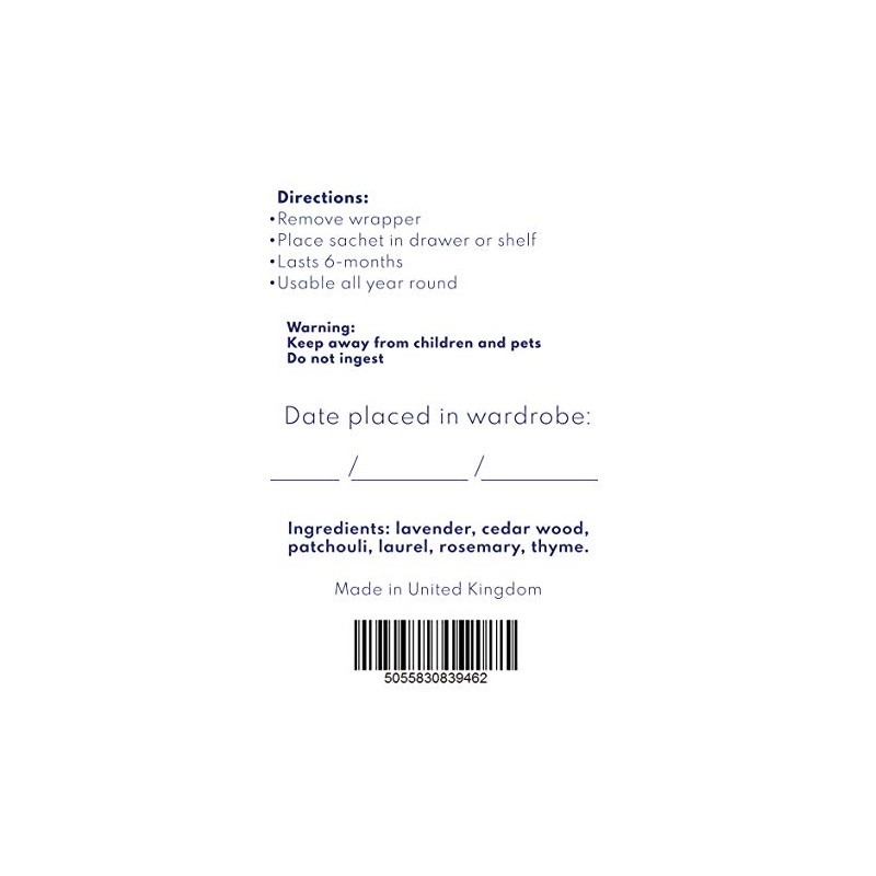 The Cashmere Choice - Anti Moth Cashmere Protection - Scented