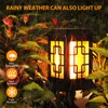 Viitech Solar Lights Garden Outdoor, IP65 Waterproof Solar Flame Light