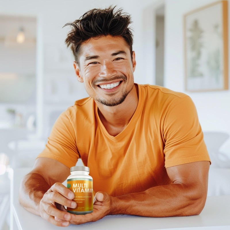 LINEAVI Multivitamin 120 Vegan Capsules (4 Month Supply), High Dose