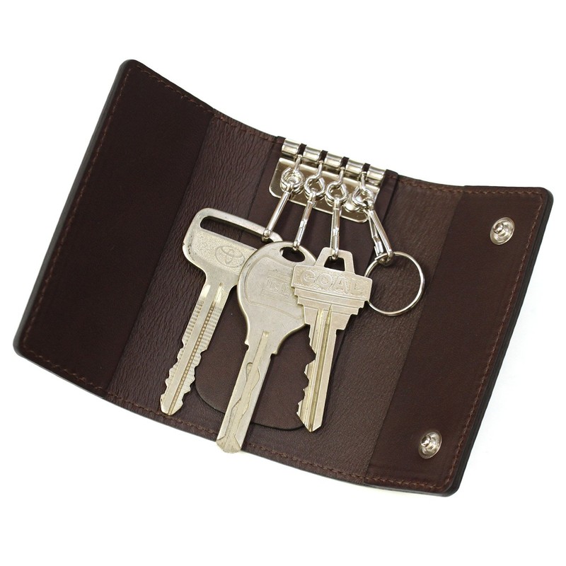 Kawashoku Ninkan Sapporo Leather Craftsman Museum, 4 Row Key Case,